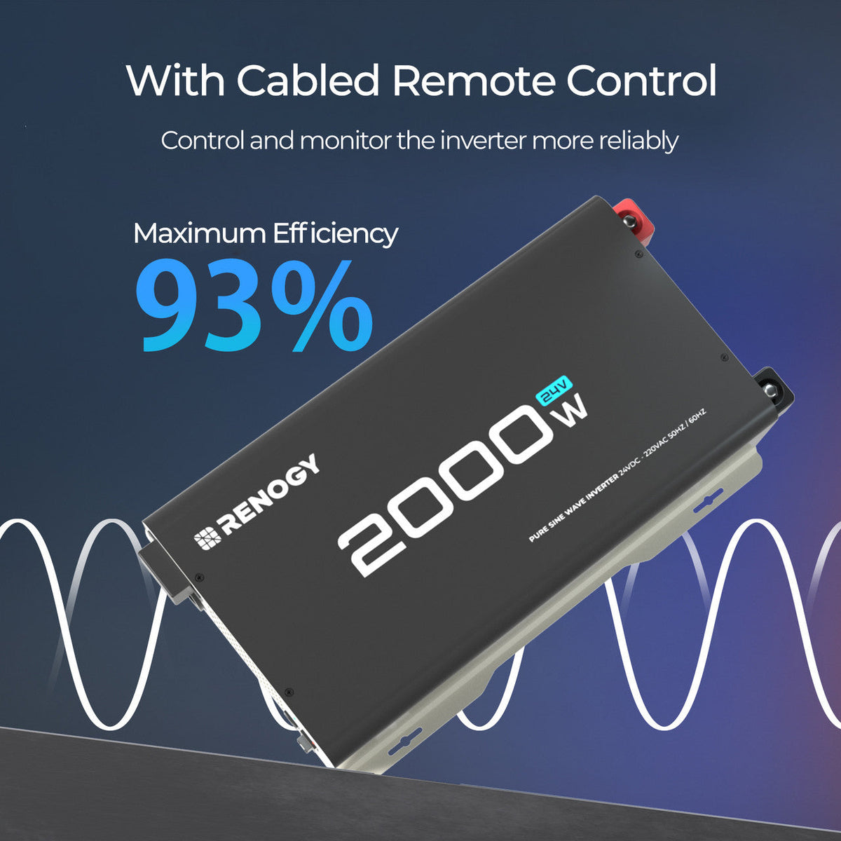 2000W 24V pure sine wave inverter