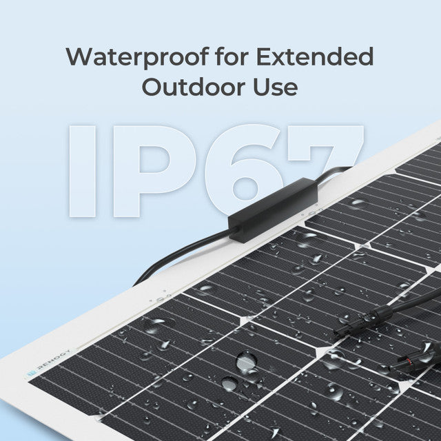 12V 200W Elastyczny Panel Solarny Monokrystaliczny do Kampera, Łodzi i Off-Grid