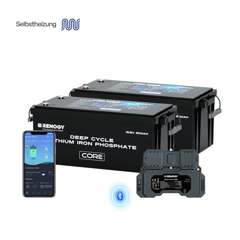 Core – 12V 300Ah Akumulator LiFePO4 z Samonagrzewania