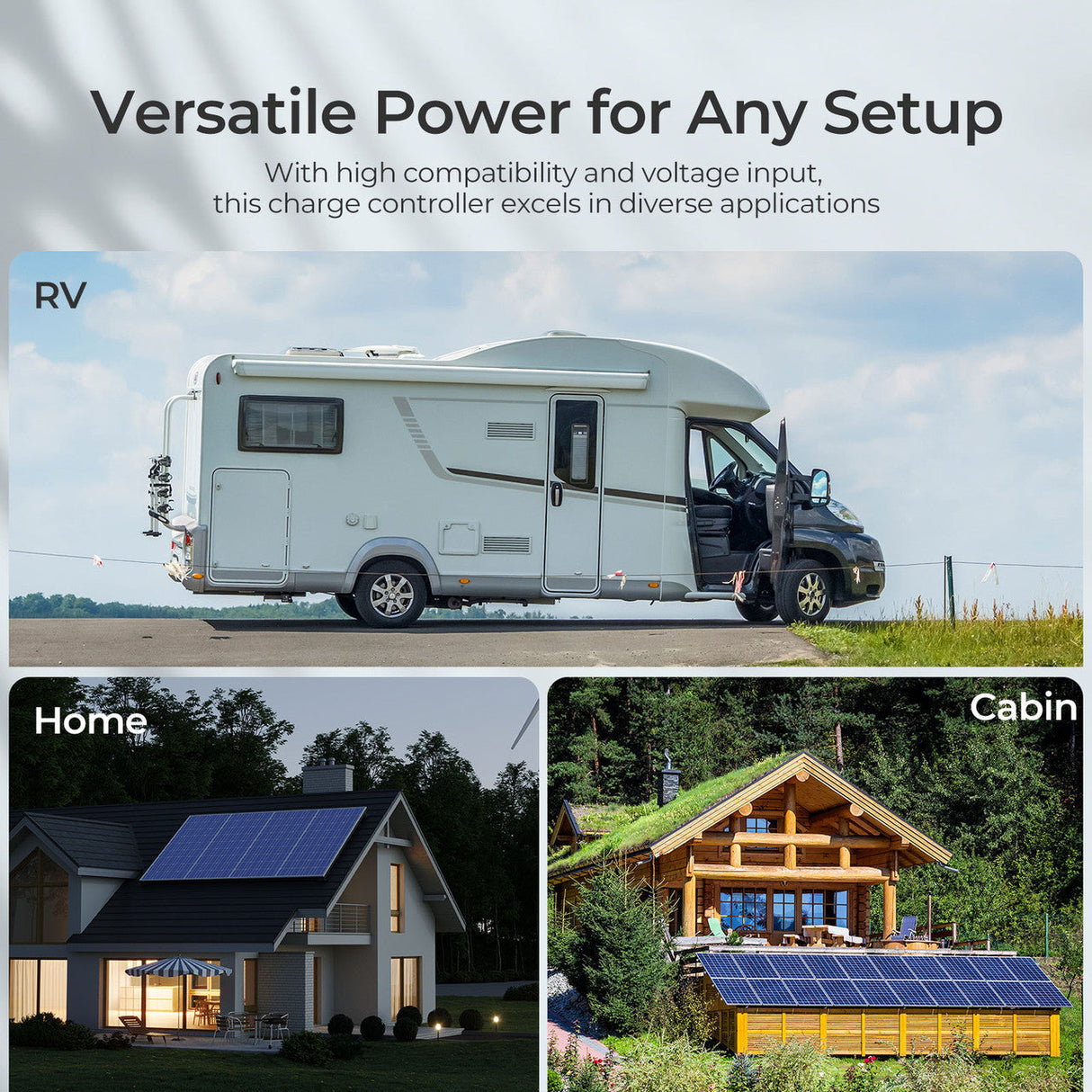 Controlador de carga solar MPPT Rover Lite 12 V / 24 V / 36 V / 48 V 60 A