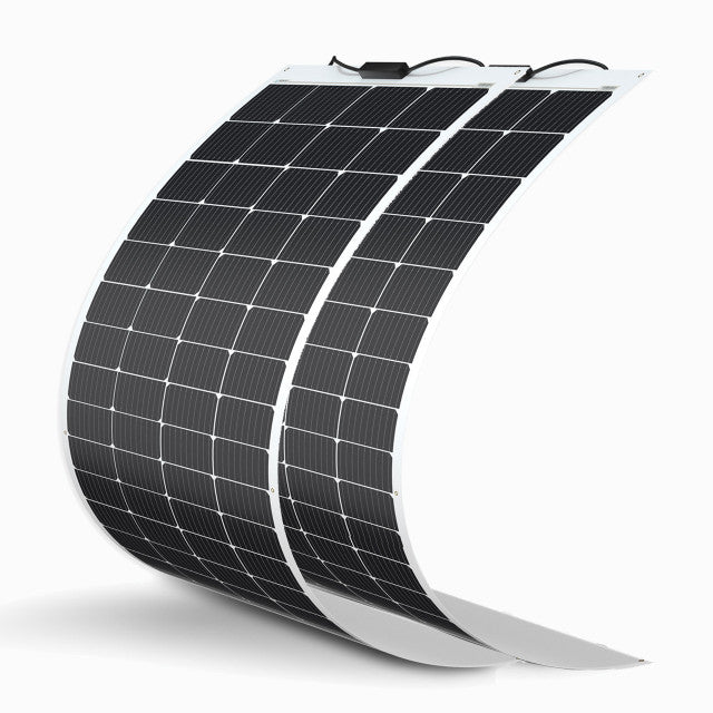 12V 200W Elastyczny Panel Solarny Monokrystaliczny do Kampera, Łodzi i Off-Grid