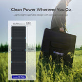 12V 400W Składany Panel Solarny Przenośny Zestaw do Kampera i Stacji Zasilania