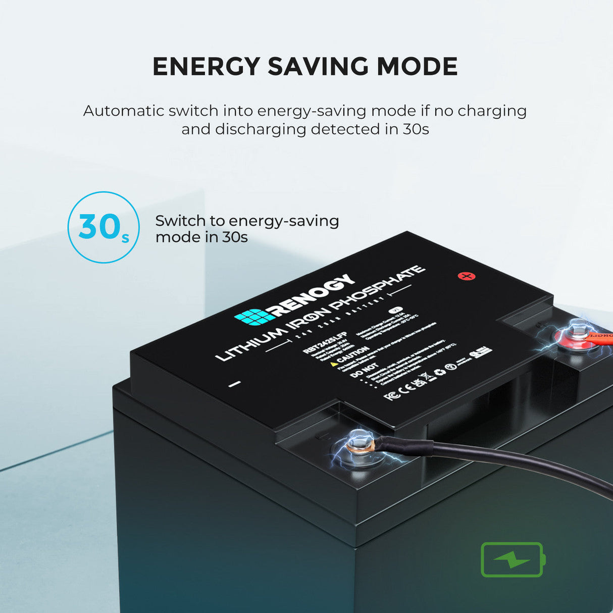 24V 25Ah Smart Lithium Iron Phosphate Battery