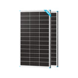 100W Dwustronny Panel Słoneczny N-Type