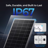 12V/24V 200W Panel Solarny N-Type 16BB do Kampera