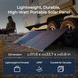 12V 400W Składany Panel Solarny Przenośny Zestaw do Kampera i Stacji Zasilania