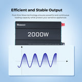 Kit de Energía para Caravana 2,56 kWh | Batería LiFePO₄ 200Ah, Inversor 2000 W