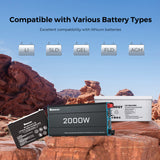 Kit de Energía para Caravana 1,28 kWh | Batería LiFePO₄ 100Ah, Inversor 2000 W