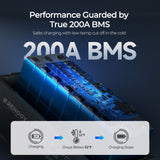 Core 12V 200Ah Akumulator LiFePO4 z Bluetooth – Litowo-żelazowo-fosforanowy
