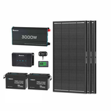 Kit de Energía para Caravana 5,12 kWh |  2x200Ah Batería LiFePO₄, 3000 W Inversor