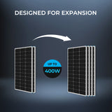 300 Watt 12 Volt Solar Starter Kit with 30A PWM Charge Controller